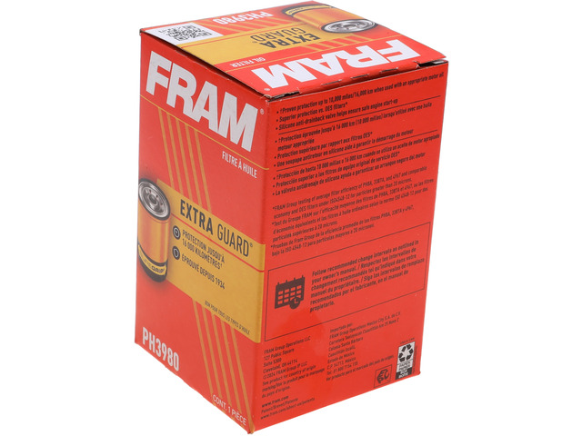 FRAM Extra Guard Spin-On Oil Filter PH3980 FRAM Extra Guard Spin-On Oil Filter PH3980
