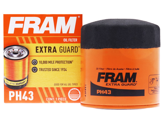FRAM Extra Guard Spin-On Oil Filter PH43 FRAM Extra Guard Spin-On Oil Filter PH43